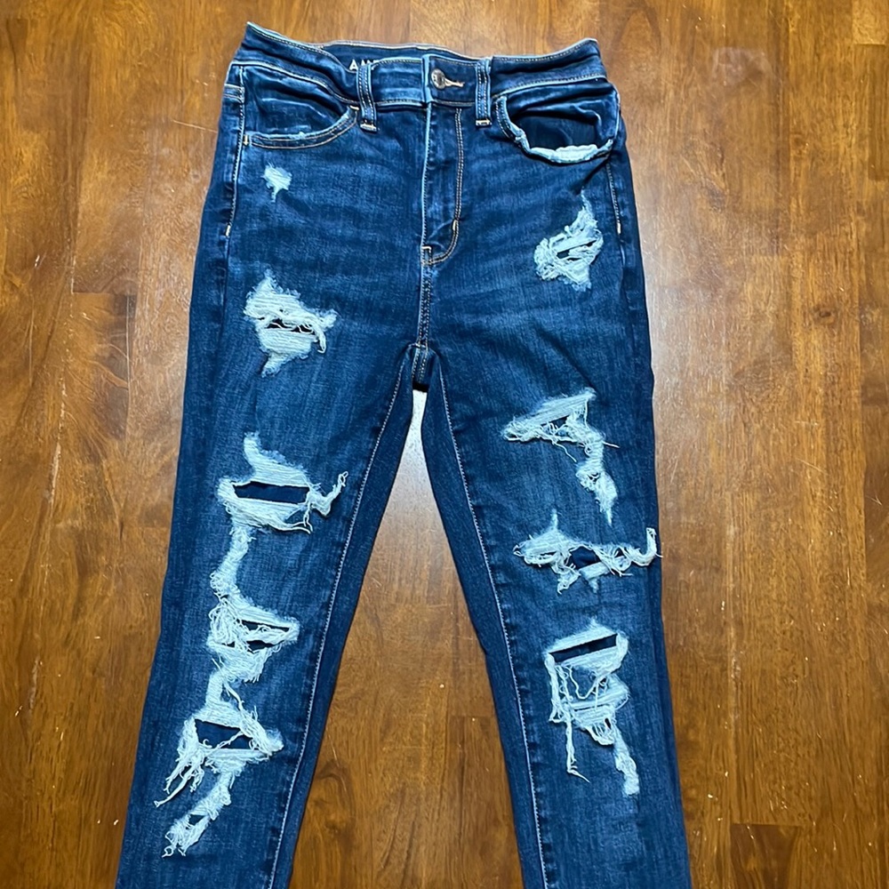 American Eagle Next Level Stretch Skinny Jeans 2 LONG